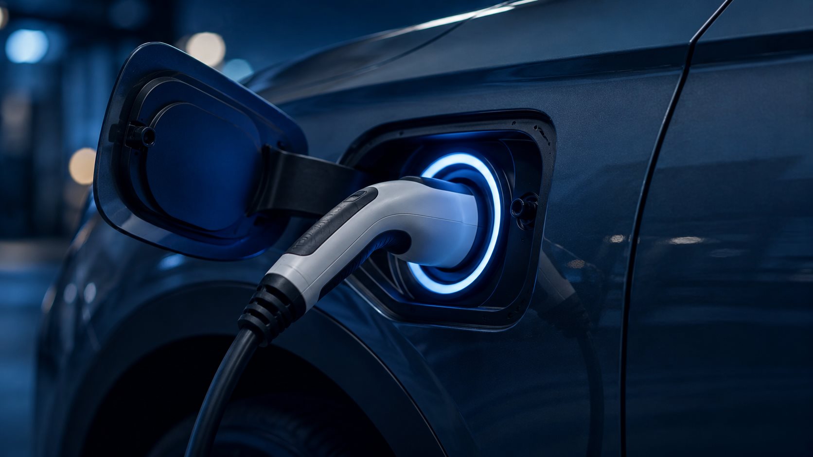 Electric vehicle charging port