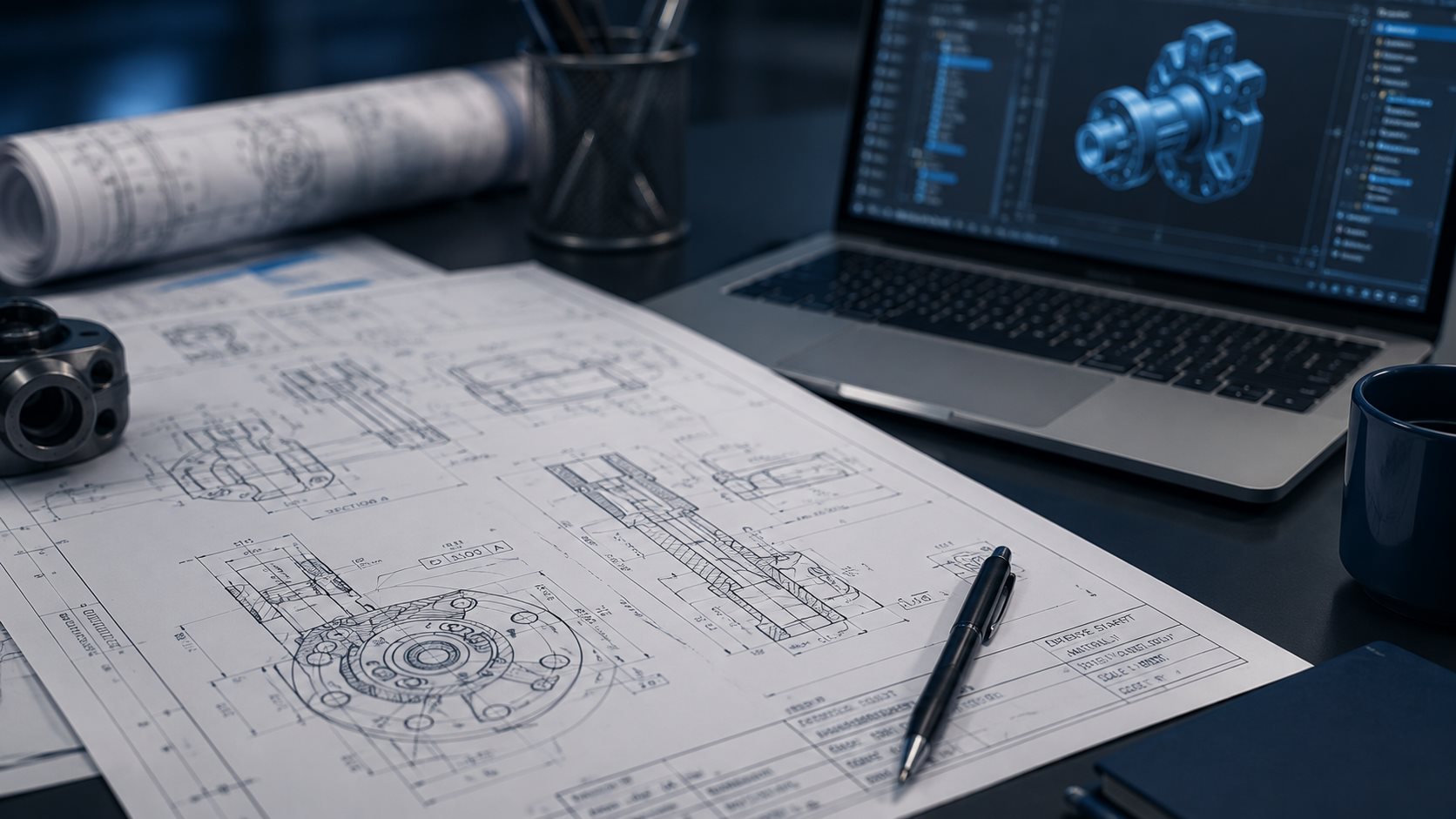 Technical drawings and CAD software
