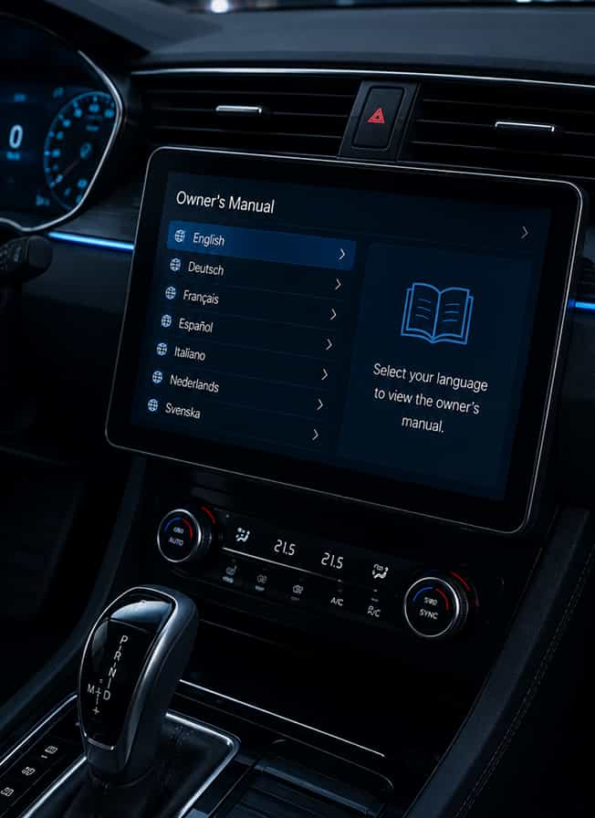 Owner's manuals and user guides localization for automotive